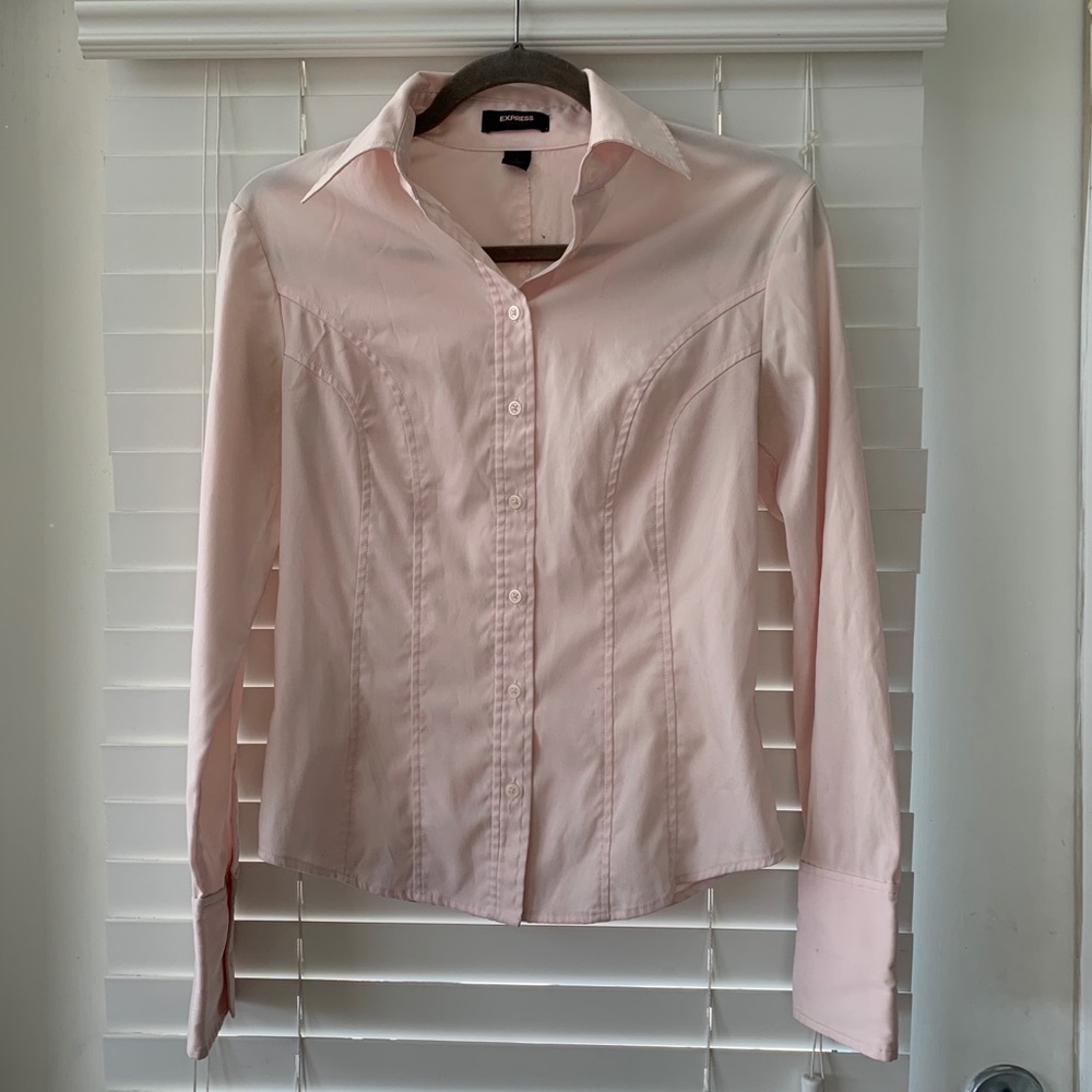 Express Slimming Button Down Shirt